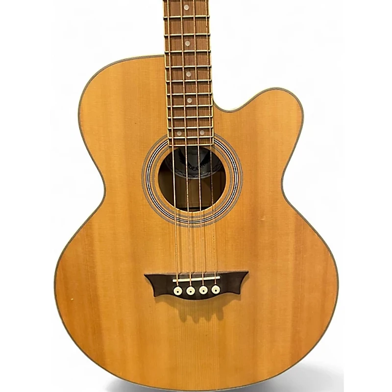 Used Dean EABC Natural Acoustic Bass Guitar