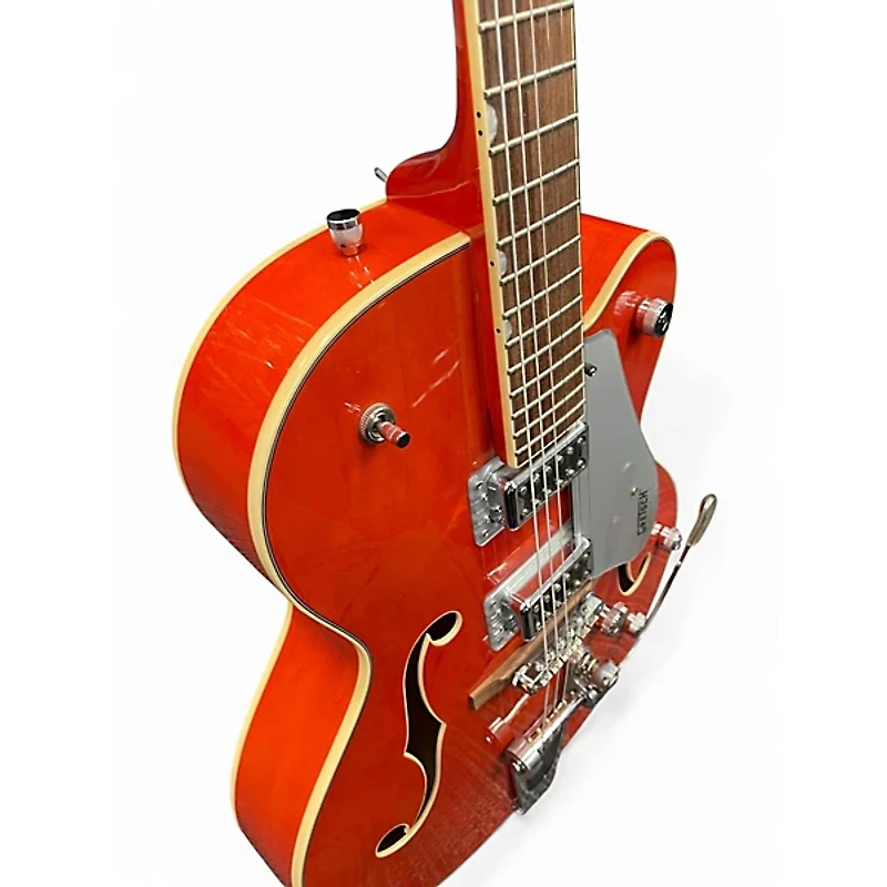 Used Gretsch Guitars G5420T Electromatic Orange Hollow Body Electric Guitar