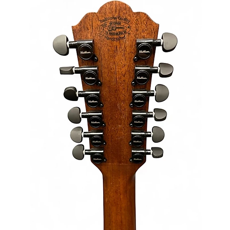 Used Washburn wcg15sce12-0 Natural 12 String Acoustic Electric Guitar