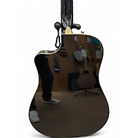 Used Fender CD140SCE Black Acoustic Electric Guitar