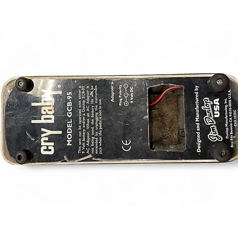 Used Dunlop 95Q Cry Baby Wah Effect Pedal
