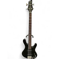 Used Ibanez Ergodyne  Black Electric Bass Guitar