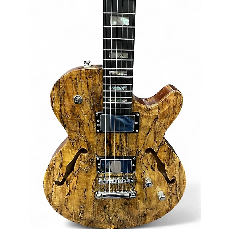 Used Carvin SH550 Spalted Maple Hollow Body Electric Guitar