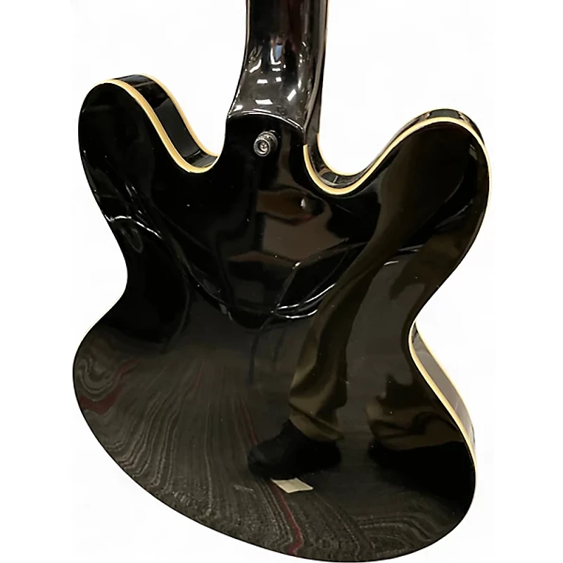 Used Epiphone Sheraton II Ebony Hollow Body Electric Guitar