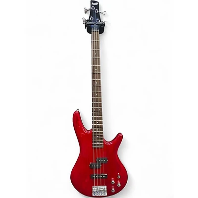 Used Ibanez GSR200 Red Electric Bass Guitar