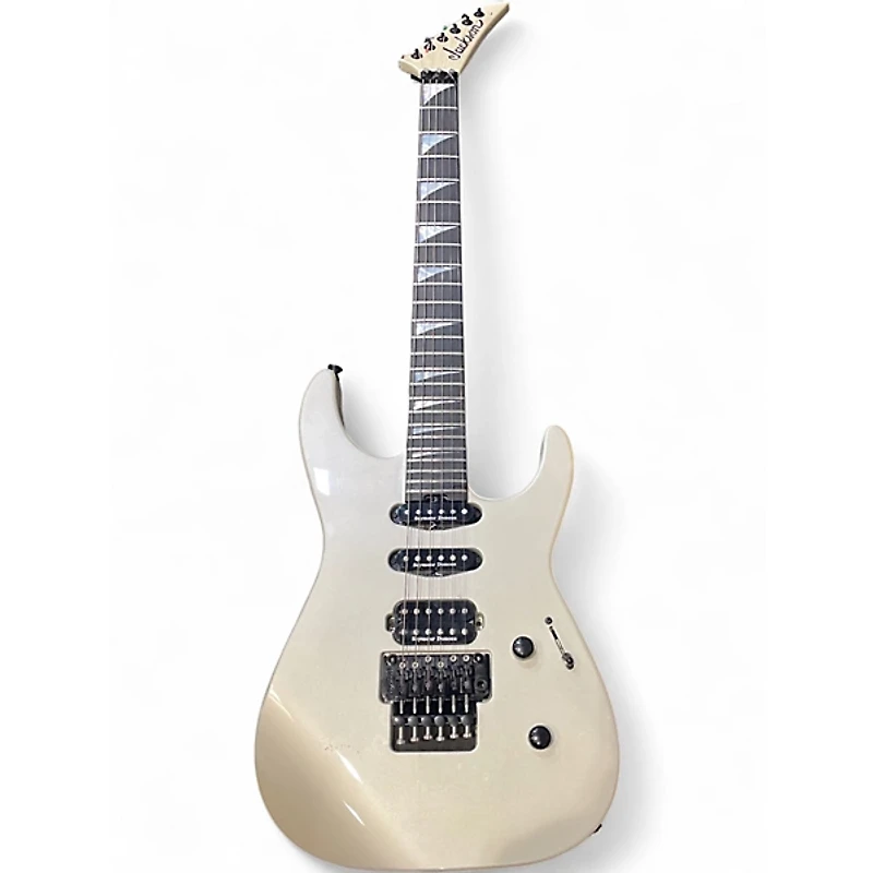 Used Jackson Soloist SL3 white pearl Solid Body Electric Guitar