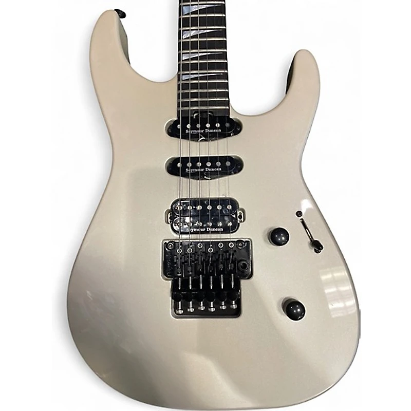 Used Jackson Soloist SL3 white pearl Solid Body Electric Guitar