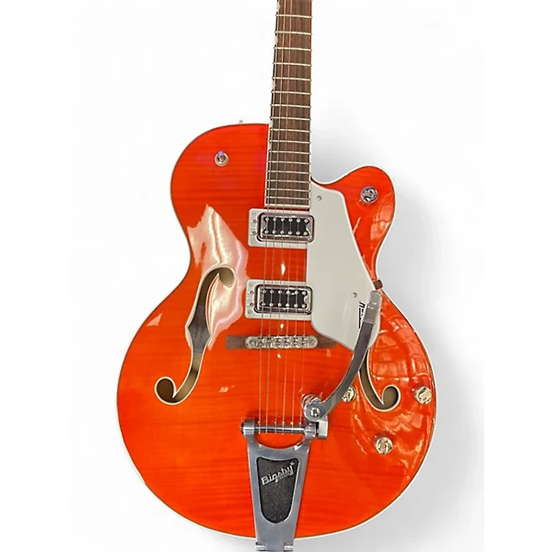 Used Gretsch Guitars G5427T Trans Orange Hollow Body Electric Guitar