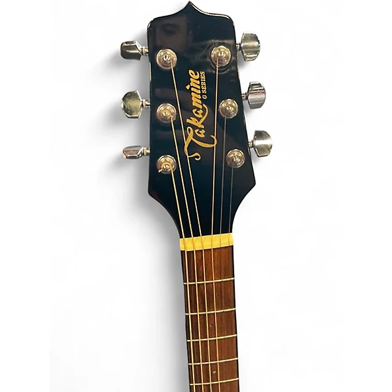 Used Takamine EG561C Black Acoustic Electric Guitar