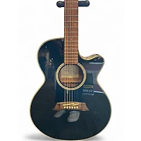 Used Takamine EG561C Black Acoustic Electric Guitar