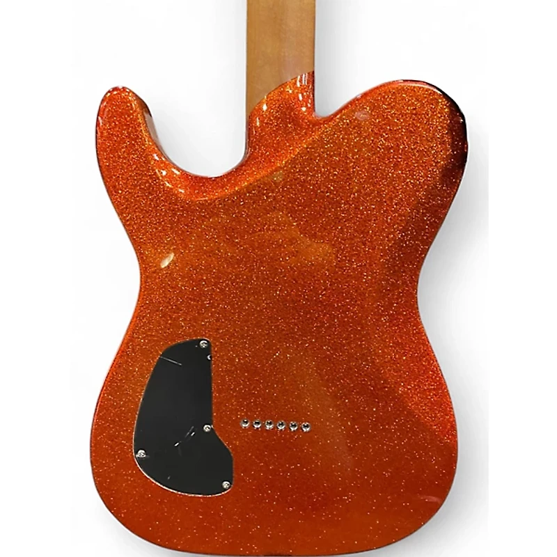 Used Chapman ML3 Pro Traditional Semi Hollowbody Orange Sparkle Hollow Body Electric Guitar