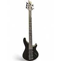 Used Schecter Guitar Research ELITE 5 EVIL TWIN Satin Black Electric Bass Guitar