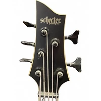 Used Schecter Guitar Research ELITE 5 EVIL TWIN Satin Black Electric Bass Guitar