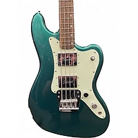 Used Squier PARANORMAL RASCAL BASS HH Sherwood Green Metallic Electric Bass Guitar