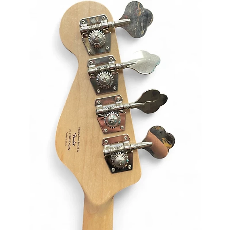 Used Squier PARANORMAL RASCAL BASS HH Sherwood Green Metallic Electric Bass Guitar