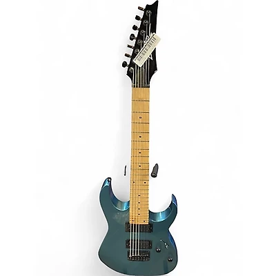 Used Ibanez GRG7221M  Teal Solid Body Electric Guitar