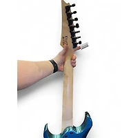 Used Ibanez GRG7221M  Teal Solid Body Electric Guitar