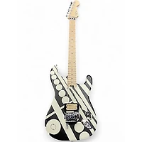 Used EVH Striped Series Crop Circles Satin Crop Circles Solid Body Electric Guitar
