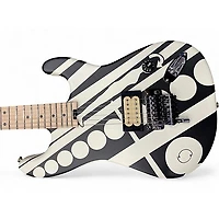 Used EVH Striped Series Crop Circles Satin Crop Circles Solid Body Electric Guitar