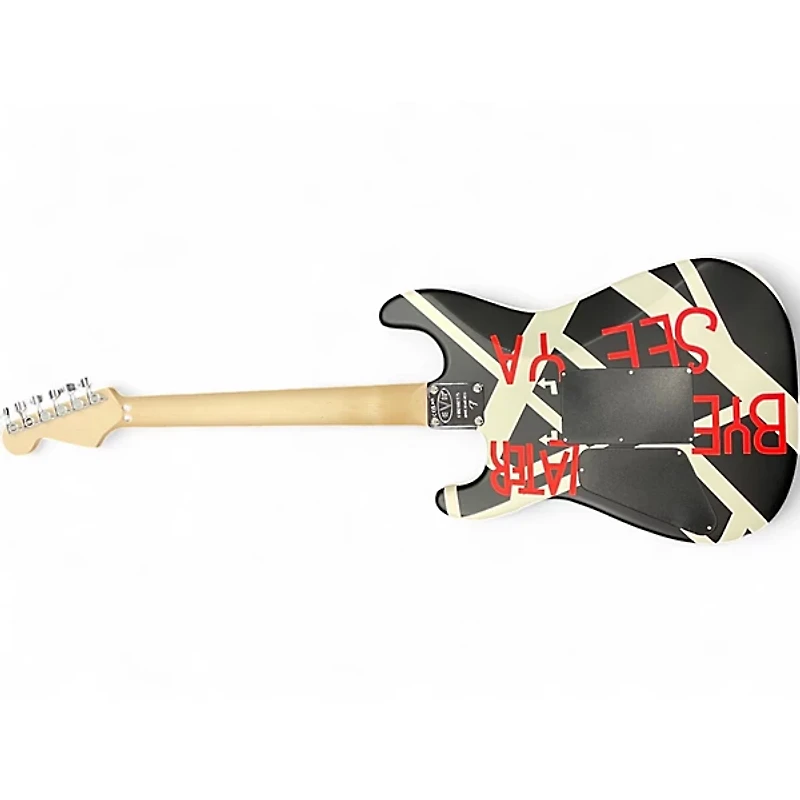 Used EVH Striped Series Crop Circles Satin Crop Circles Solid Body Electric Guitar