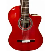 Used Cordoba GK Studio Negra Wine Red Classical Acoustic Guitar