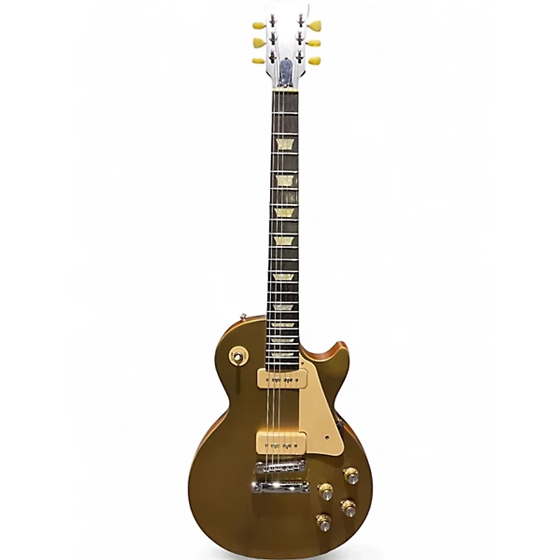 Used Gibson Les Paul 60s Tribute T Gold Top Solid Body Electric Guitar