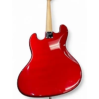 Used Squier Affinity Jazz Bass Candy Apple Red Metallic Electric Bass Guitar
