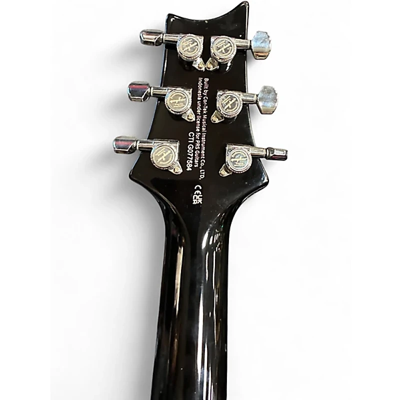 Used PRS SE Custom 24 Amber Burst Solid Body Electric Guitar