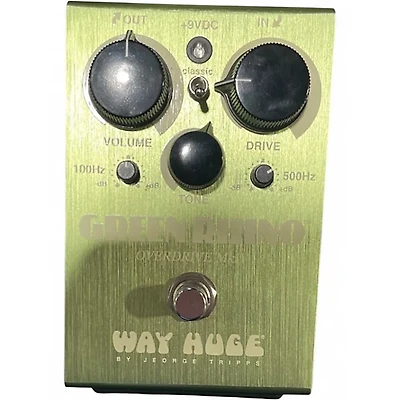 Used Way Huge Electronics WHE202 Green Rhino Overdrive Effect Pedal