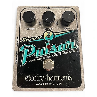 Used Electro-Harmonix XO Stereo Pulsar Tremolo Effect Pedal