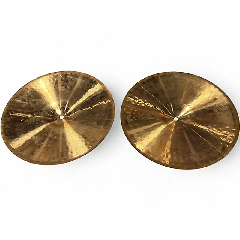 Used Paiste 14in 404 Heavy Hi Hat Pair Cymbal