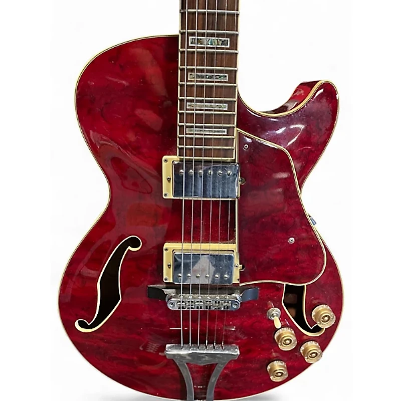 Used Ibanez AG85 ARTCORE Red Hollow Body Electric Guitar