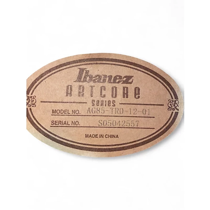 Used Ibanez AG85 ARTCORE Red Hollow Body Electric Guitar