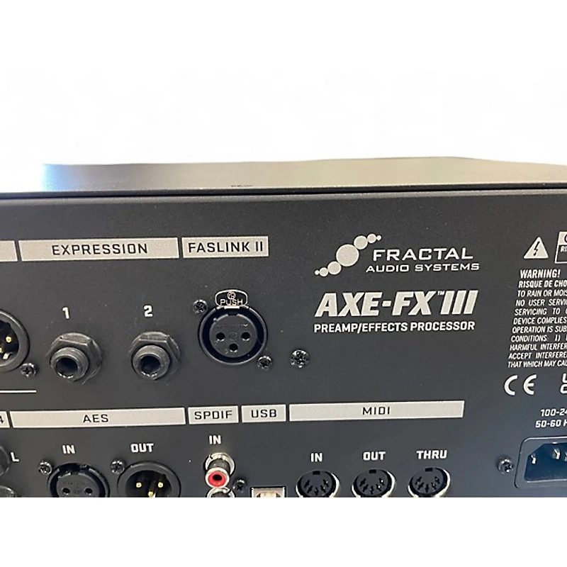 Used Fractal Audio Axe-Fx iii Solid State Guitar Amp Head