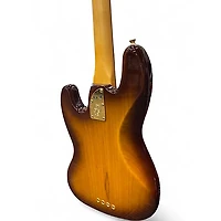 Used Fender 75th Anniversary Commemorative American Jazz Bass Bourbon Burst Electric Bass Guitar