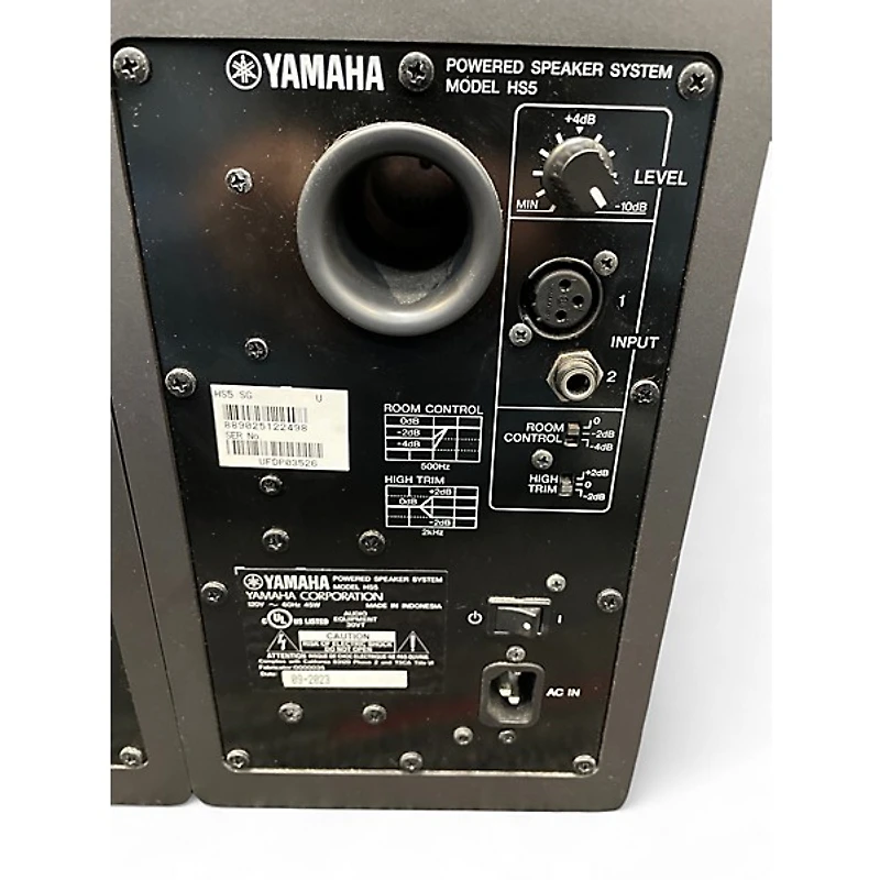 Used Yamaha HS5 Pair Powered Monitor