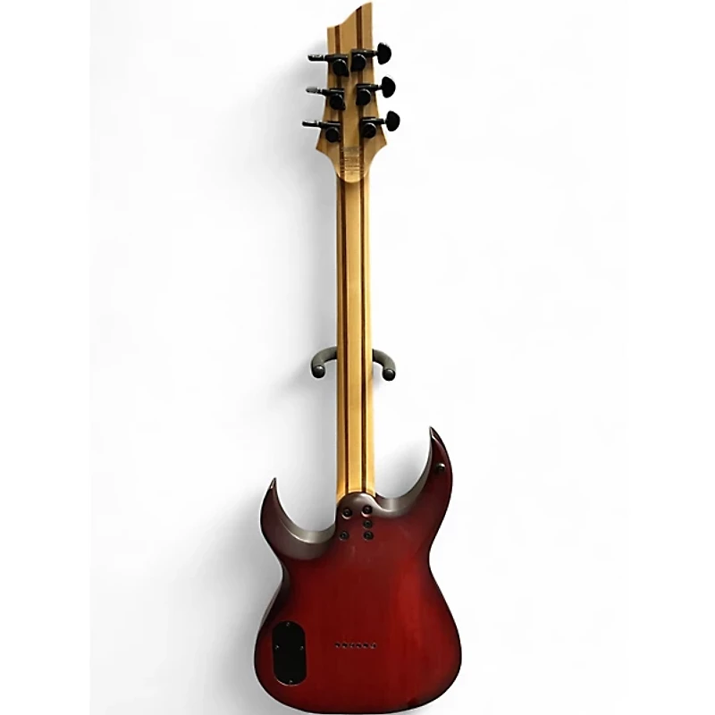 Used Schecter Guitar Research Sunset Extreme Scarlet Burst Solid Body Electric Guitar