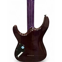 Used ESP LTD MH1000 Deluxe Trans Purple Solid Body Electric Guitar