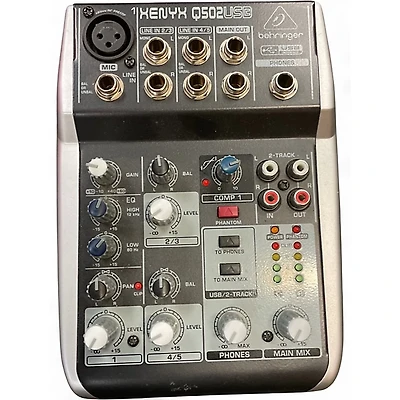Used Behringer Xenyx Q502USB Unpowered Mixer