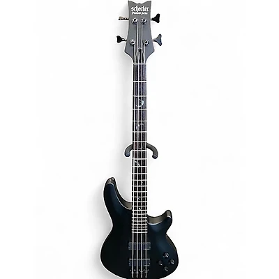 Used Schecter Guitar Research Damien 4 String Black Electric Bass Guitar