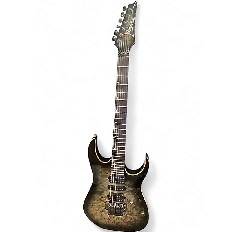 Used Ibanez RG1070PBZ DARK BURL Solid Body Electric Guitar