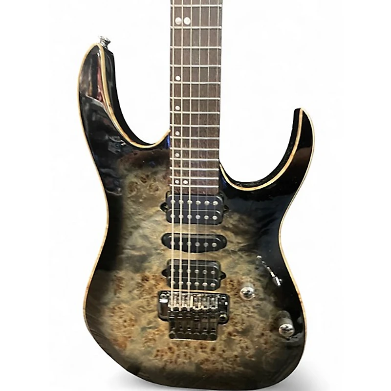 Used Ibanez RG1070PBZ DARK BURL Solid Body Electric Guitar