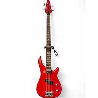 Used Rogue SX100B Red Electric Bass Guitar