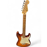 Used Fender Standard Stratocaster Plus Top Tobacco Sunburst Solid Body Electric Guitar