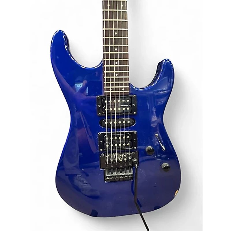 Used Squier Stagemaster Blue Solid Body Electric Guitar