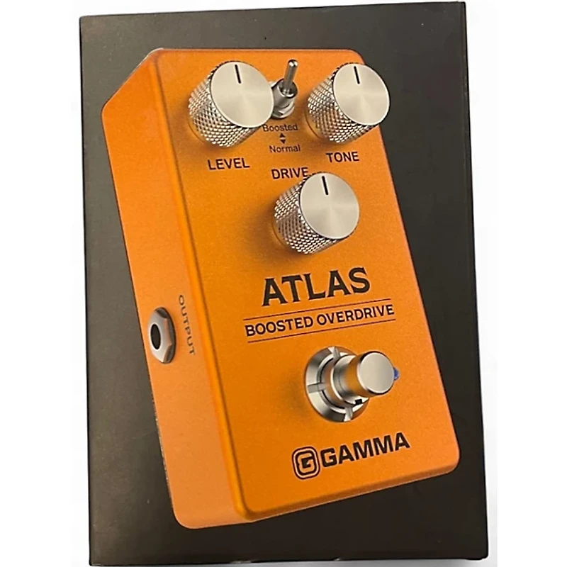 Used GAMMA ATLAS BOOSTED OVERDRIVE Effect Pedal