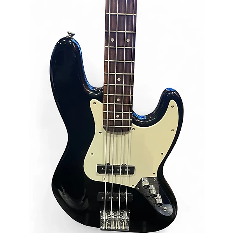 Used Squier Affinity Jazz Bass Black Electric Bass Guitar