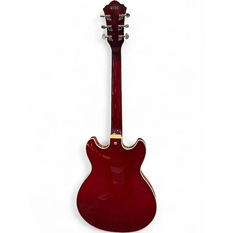Used Ibanez AS73 Artcore Trans Red Hollow Body Electric Guitar