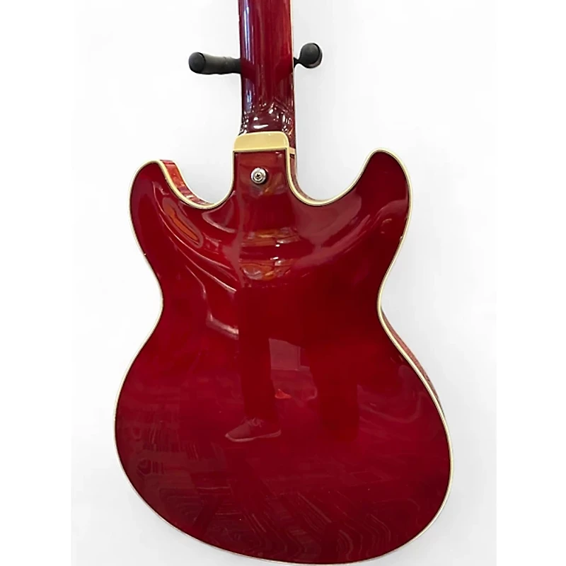 Used Ibanez AS73 Artcore Trans Red Hollow Body Electric Guitar