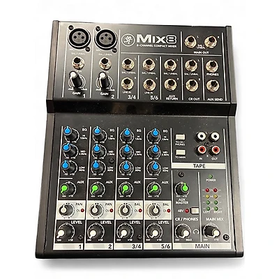 Used Mackie Mix8 Unpowered Mixer